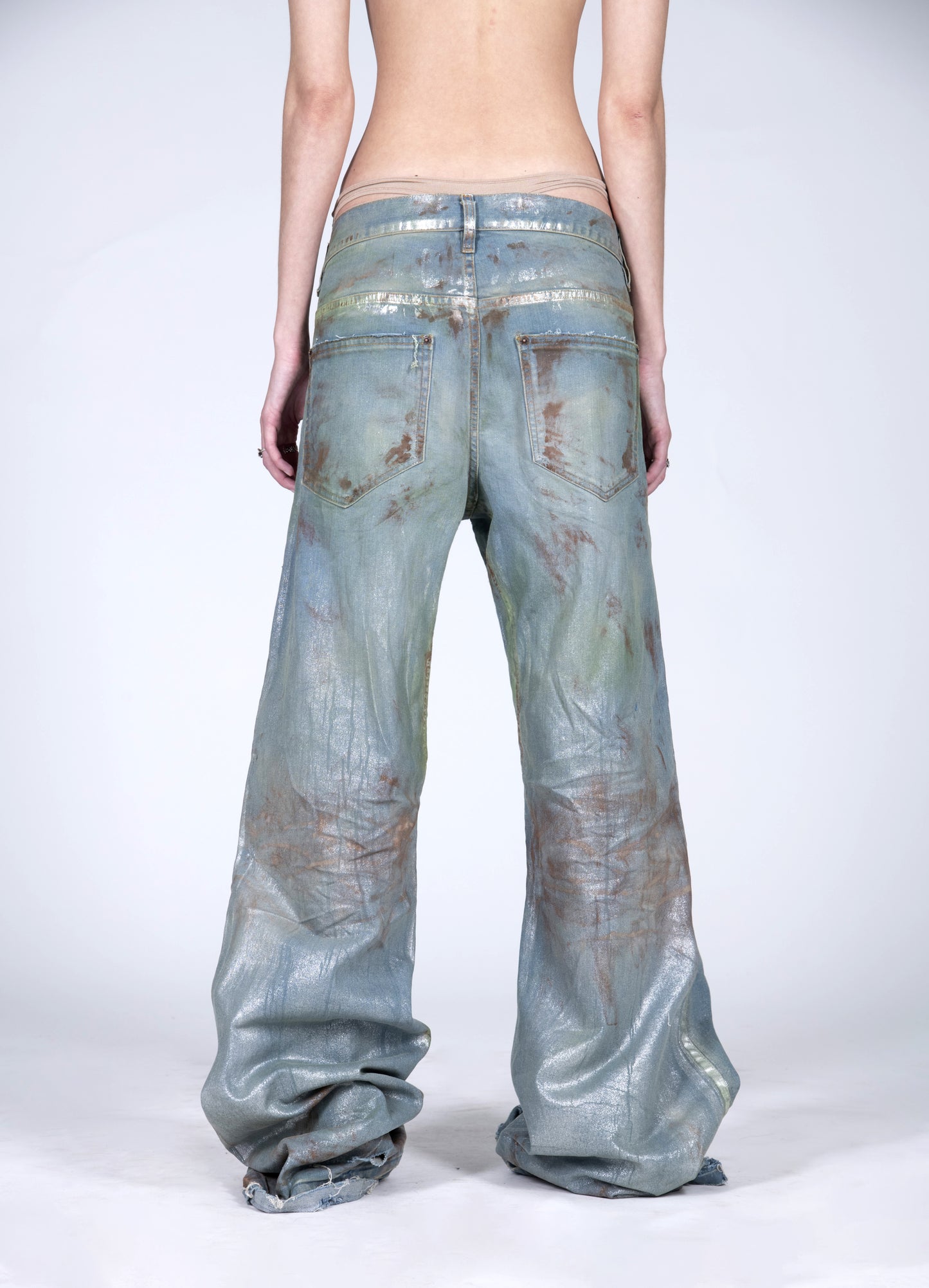 women's rusty steel baggy jeans preorder