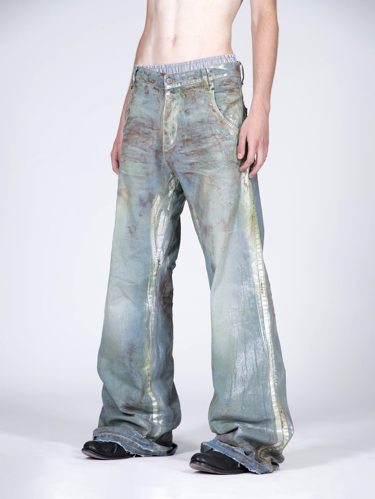 men's rusty steel baggy jeans preorder