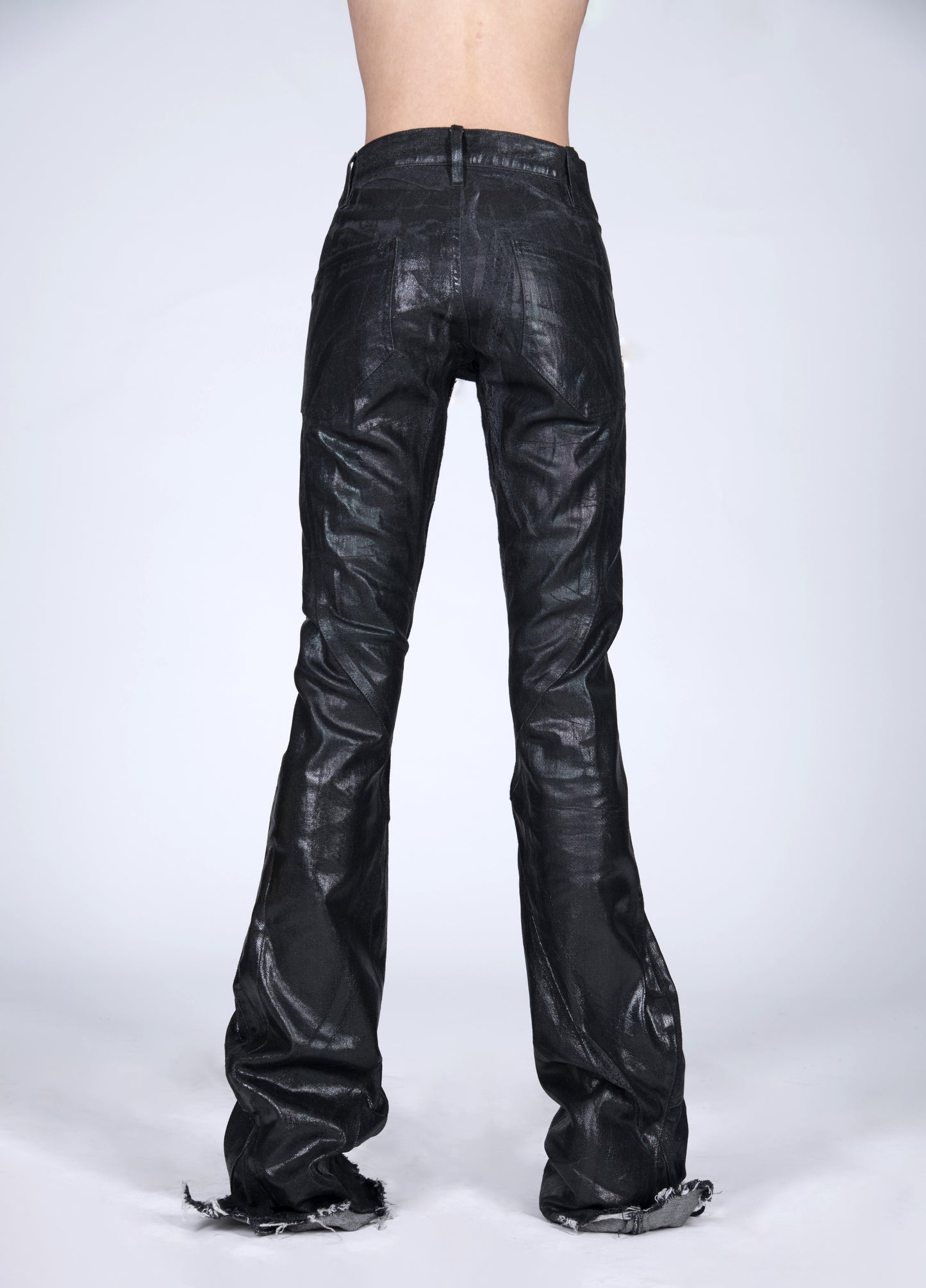 women's laminate bootcut jeans preorder