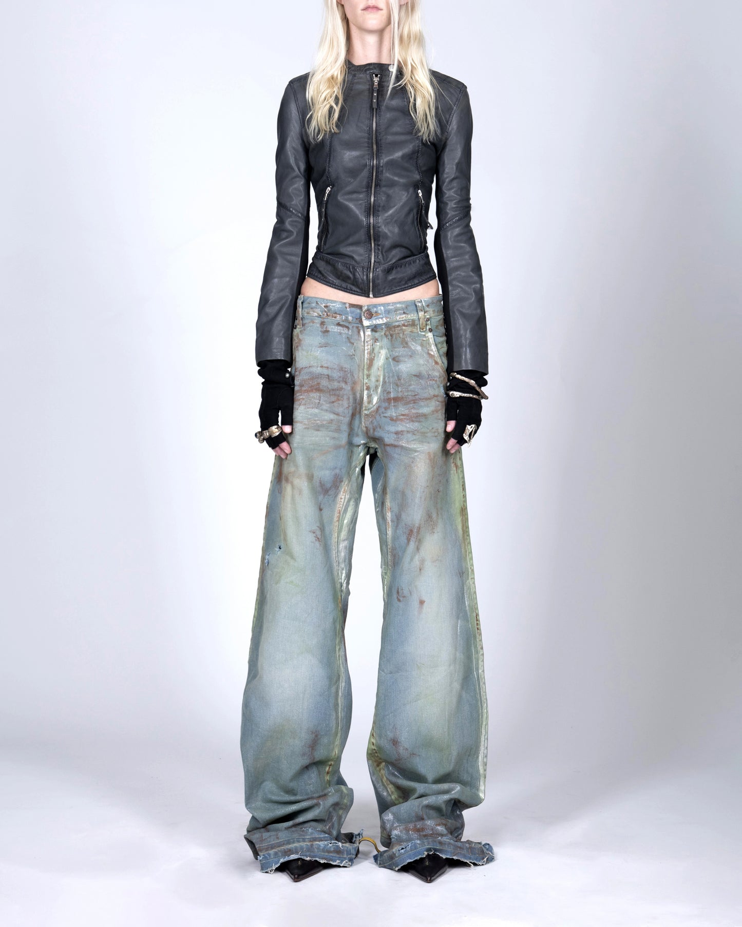 women's rusty steel baggy jeans preorder