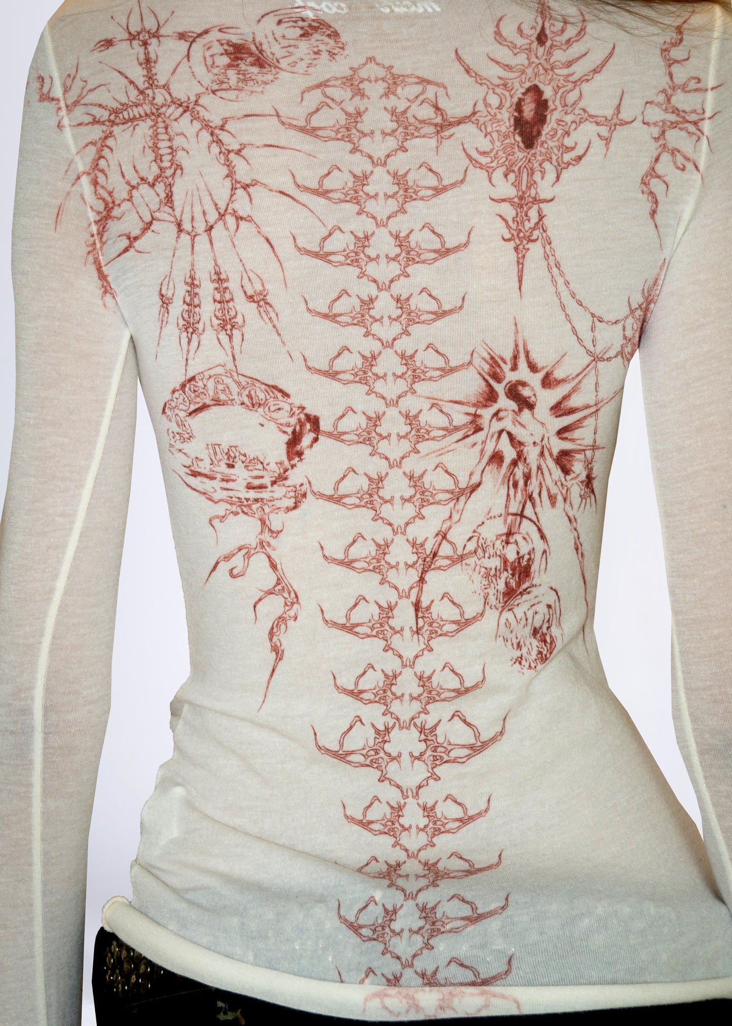 Unisex cashmere tattoos long sleeve