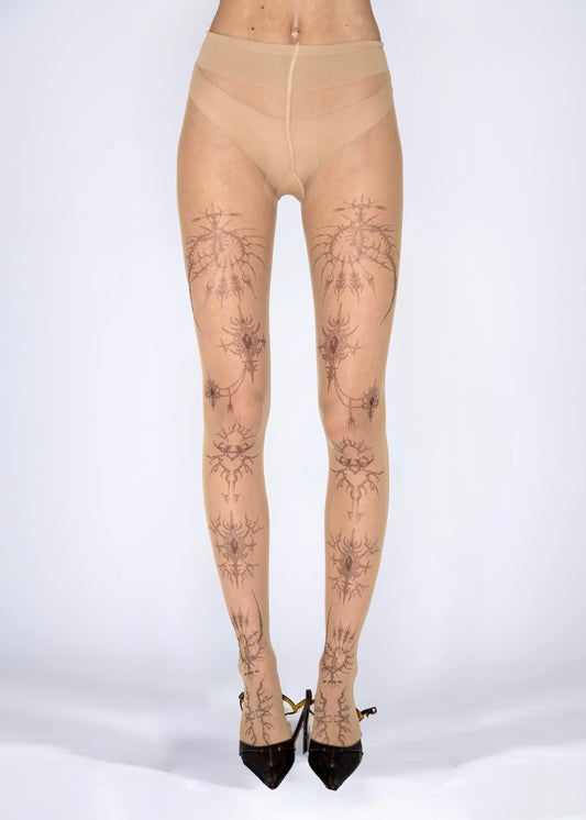 Women’s crazy goth bitch tights